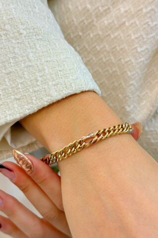 14 Ayar Altın Hallow Bileklik