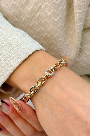 14 Ayar Altın Hallow Bileklik