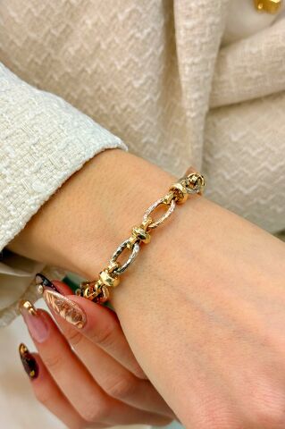 14 Ayar Altın Hallow Bileklik