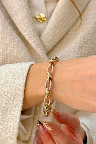 14 Ayar Altın Hallow Bileklik