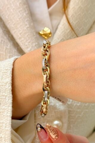 14 Ayar Altın Hallow Bileklik