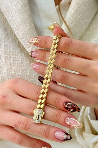 14 Ayar Altın Gurmet Bileklik