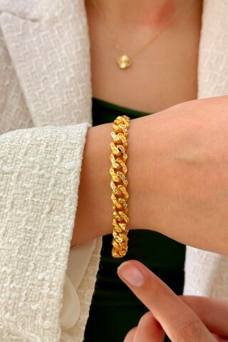 22 Ayar Altın Gurmet Bileklik