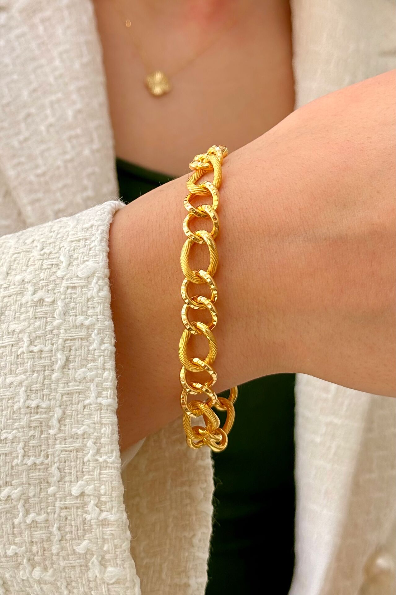 22 Ayar Altın Samanyolu Bileklik