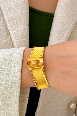 14 Ayar Altın Rize Kelepçe Bilezik