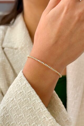 14 Ayar Altın Dorikalı Bileklik