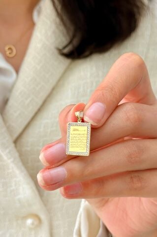 14 Ayar Altın Dualı Kolye Ucu